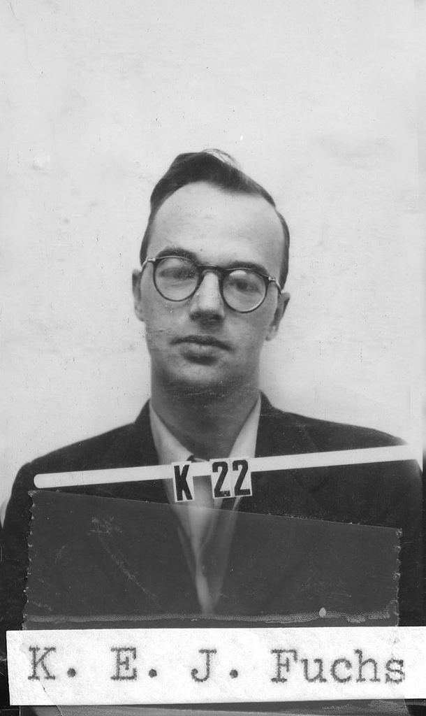 Klaus Fuchs Los Alamos ID badge photo